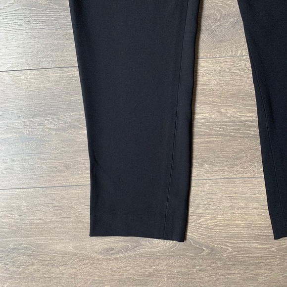 Aritzia Wilfred Tuxedo Pant High fold over Waist Straight leg Trouser Black - Picture 10 of 16